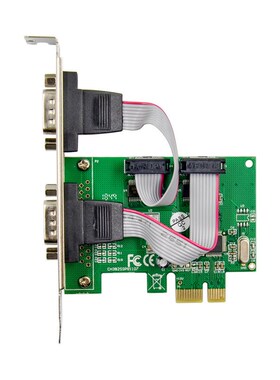 SUNWEIT ST37 CH382L 2S PCIe 原生工业COM口RS-232串口扩展卡