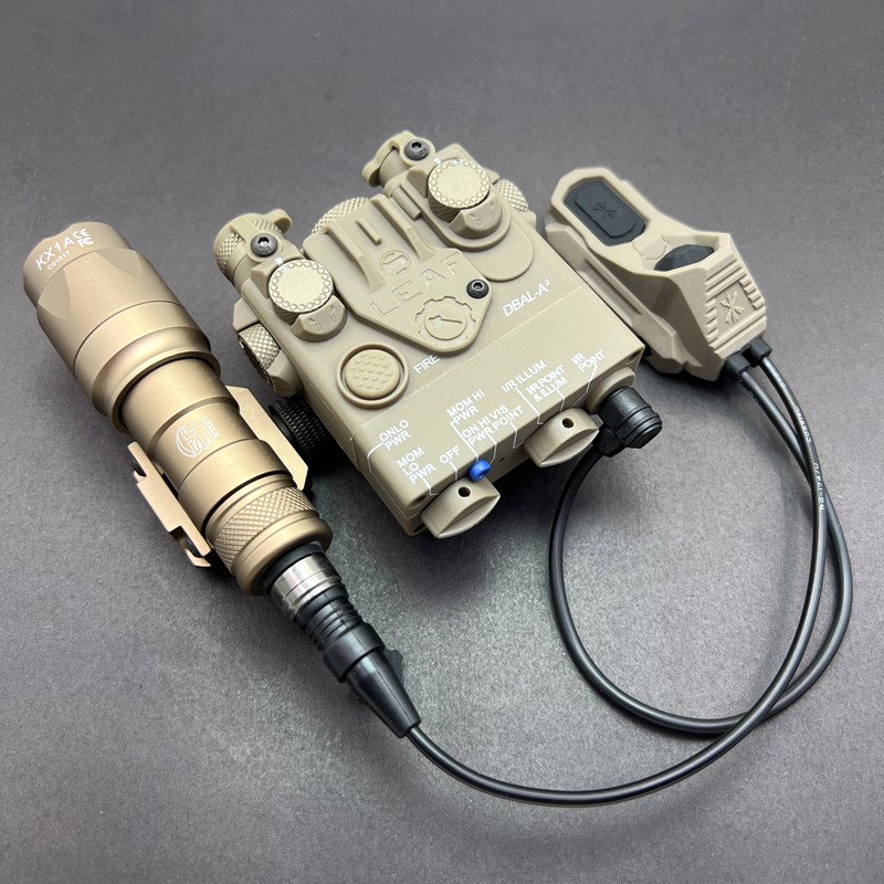 海外版DBAL-A2红绿IR镭射指示器M300A/M600C爆闪电筒AXON双控套装