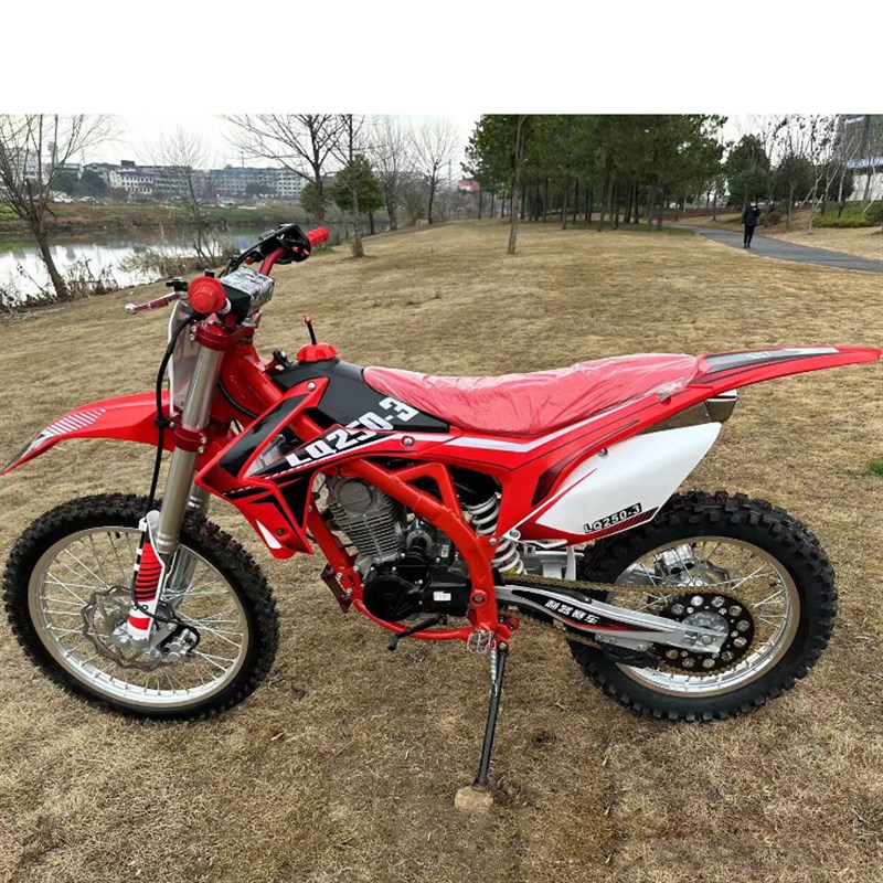 成人大越野摩托车高赛250CC-300CC立式大排量赛摩高配CQR两轮