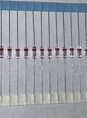 1N270原装锗二极1N270 检波二极管单红环玻封大体积 DO-7全新直插