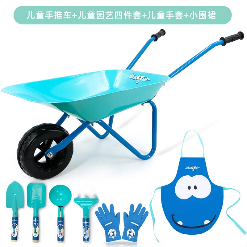 全铁儿童沙滩小推车幼儿园手推车挖沙玩土沙滩车