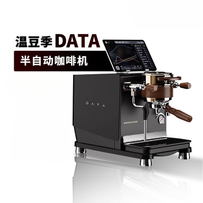 温豆季DATA专业意式半自动单头商用变压齿轮泵萃取双锅炉咖啡机
