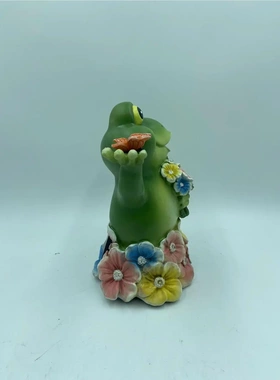 新品花园摆件手工动物庭院工艺品户外发光树脂雕像