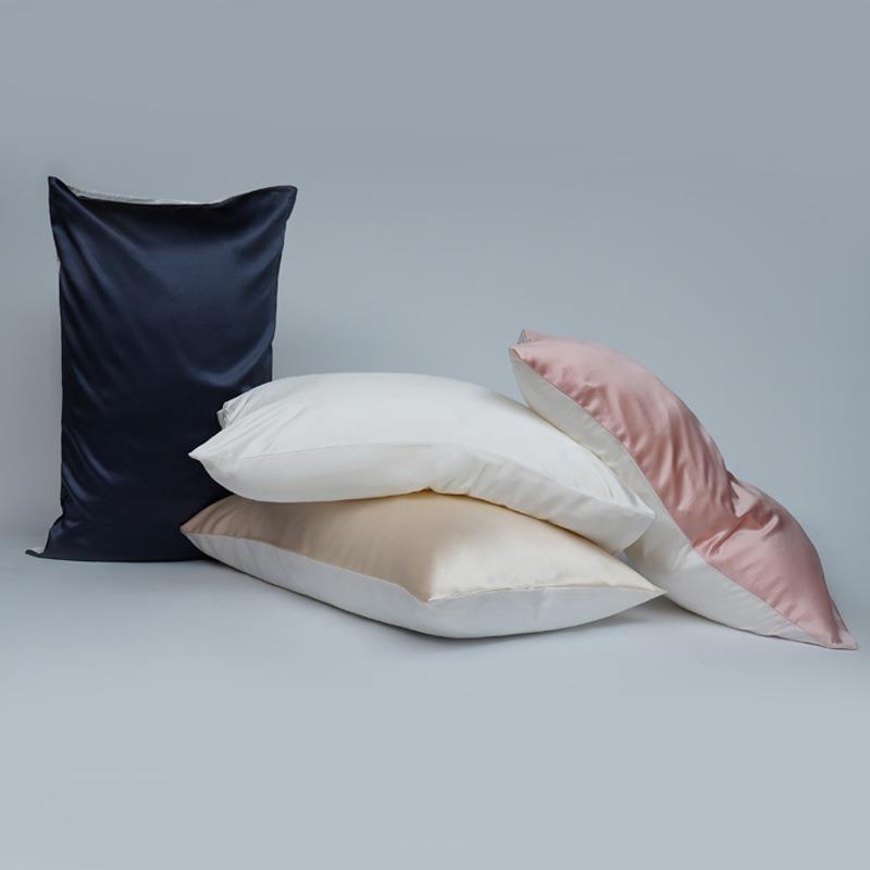 30姆米真丝枕套纯色单面桑蚕丝枕头套现货信封式枕套