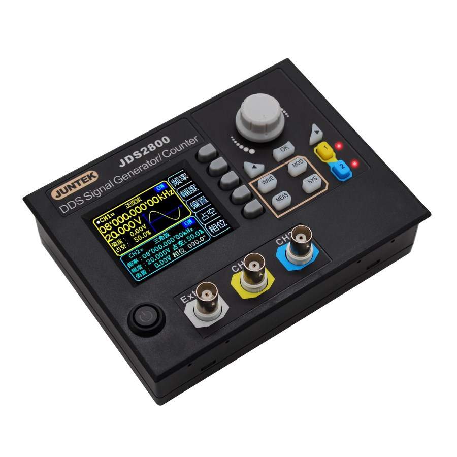 JDS2800-40MHz镶嵌面板式函数信号发生器DDS双通道信号源