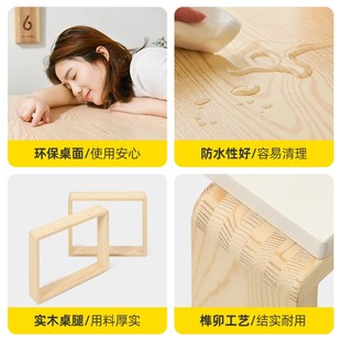 茶台 飘窗桌子小茶几榻榻米炕桌家用网红阳台窗台实木矮桌坐地日式