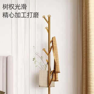 铁艺衣帽架挂衣服包架子 轻奢挂衣架落地卧室家用房间不占空间立式