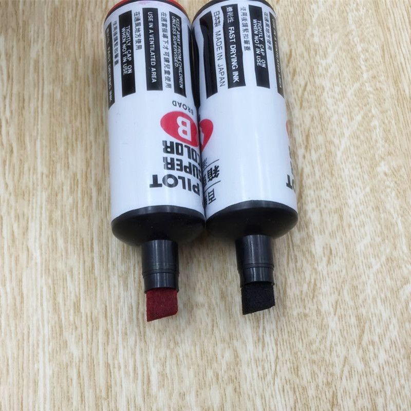 12支 百乐牌单头款式记号笔短杆特粗耐写大头笔油性笔/箱头笔