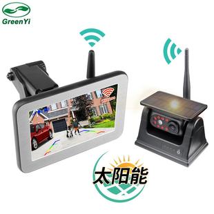 太阳能AHD无线5 拖车 寸停车显示器摄像头套件适用于露营车 卡车