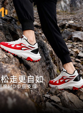 MODME/摩客迷2025新款户外运动休闲鞋男女厚底户外防滑防水潮鞋