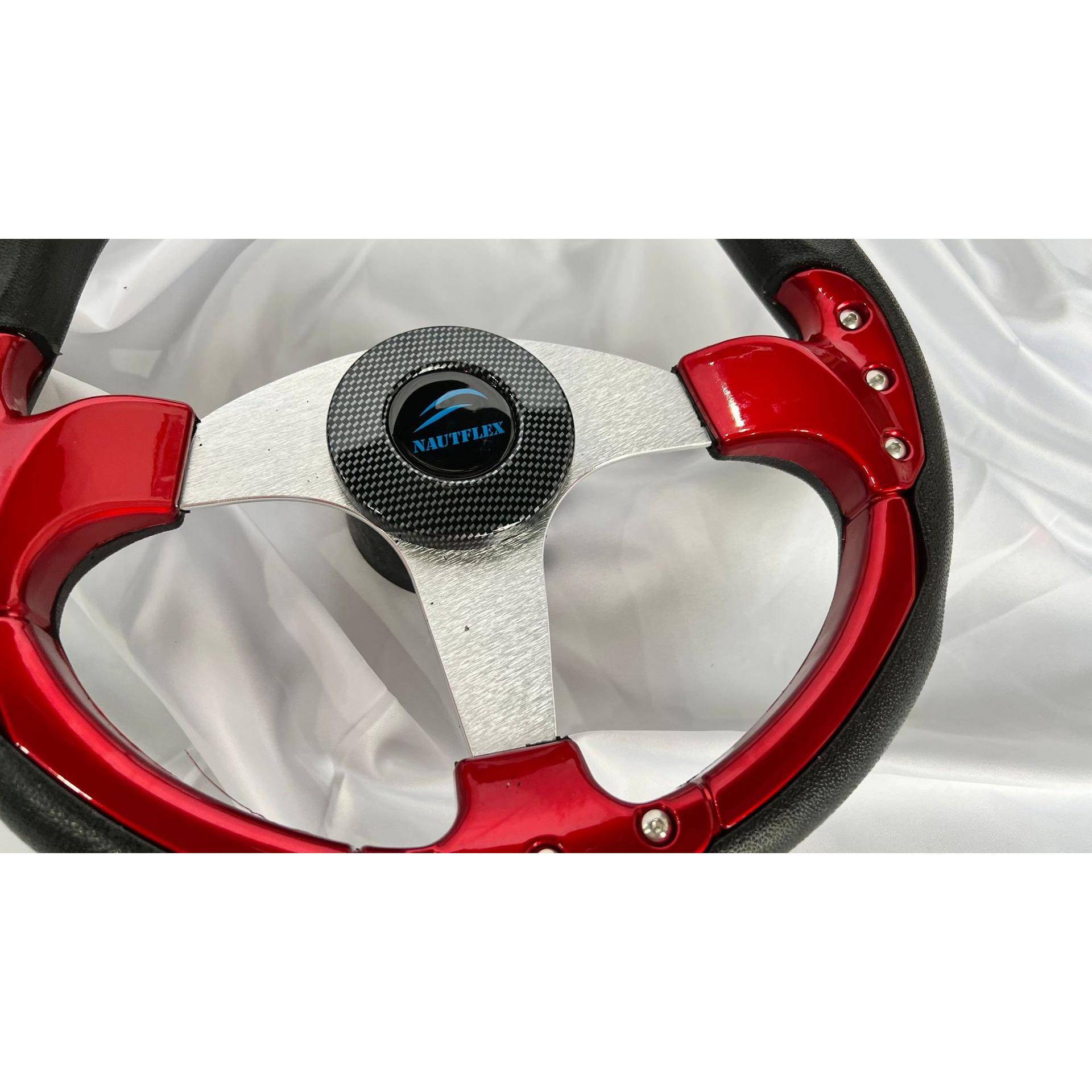 快艇用方向盘救生艇路亚改装匹配机械方向机及液压方向机