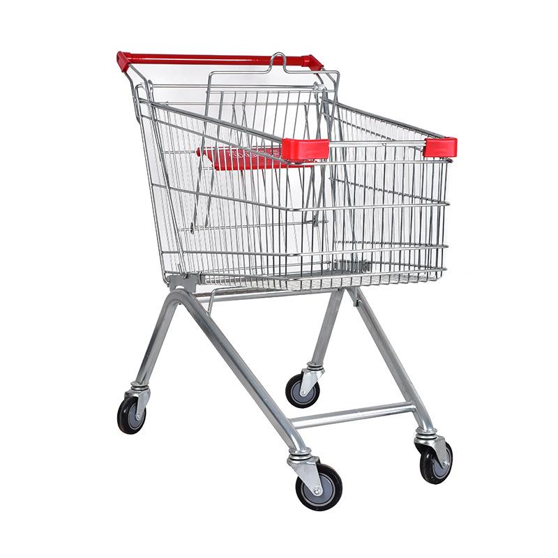 兢木超市购物车150升欧式手推车仓库理拣货车上海