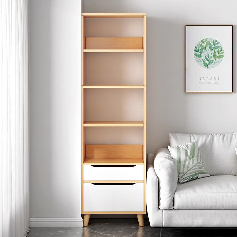 书架落地置物架简易家用小型卧室窄缝书柜靠墙夹缝收纳架分层架子
