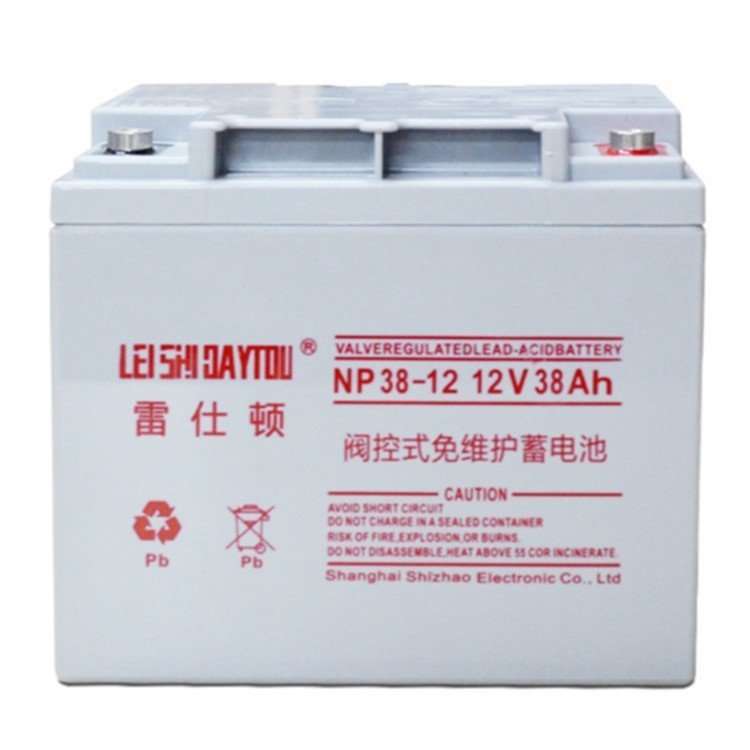 雷仕顿蓄电池NP12-38  UPS 直流屏太阳能光伏配套专用蓄电池