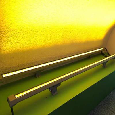 led洗墙灯户外楼体24W亮化遮光板工程线条灯防水DMX512外控线性灯