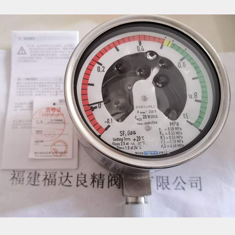 德国WIKA威卡SF6密度计233.52.100气体密度继电器0.58/0.53/0.5