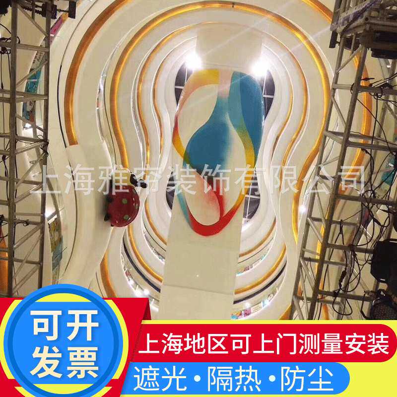 中庭广告牌升降吊机商场随行电缆高强度钢丝绳电动葫芦吊钩