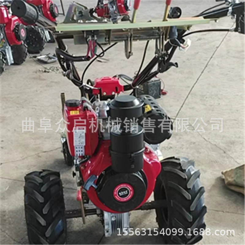 链条开沟机小型农用果园柴油挖沟机电缆管道手扶开槽机刨沟机