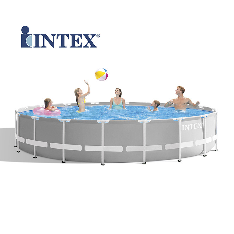 INTEX26732 549cm圆形管架水池套装支架游泳池戏 别墅私家水池