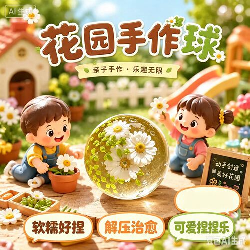 【捏捏乐】花园手作球捏捏乐