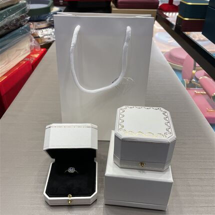 求婚对戒盒欧式珠宝钻戒盒首饰盒吊坠盒项链盒复古戒指盒子