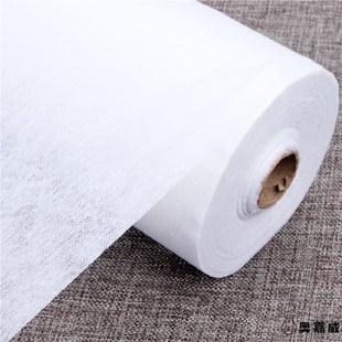 辅料衬布用嵌条热熔胶衬单面胶白色无纺布衬拼布粘布料 粘合衬服装