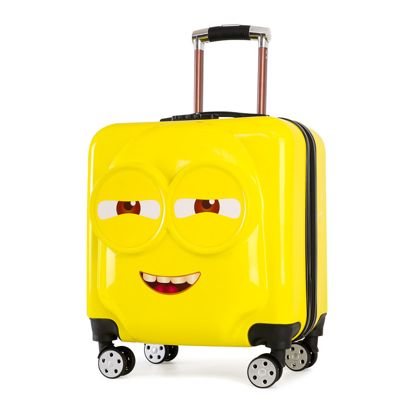 可定制logo18寸万向轮儿童拉杆箱卡通男女20寸小学生旅行登机箱