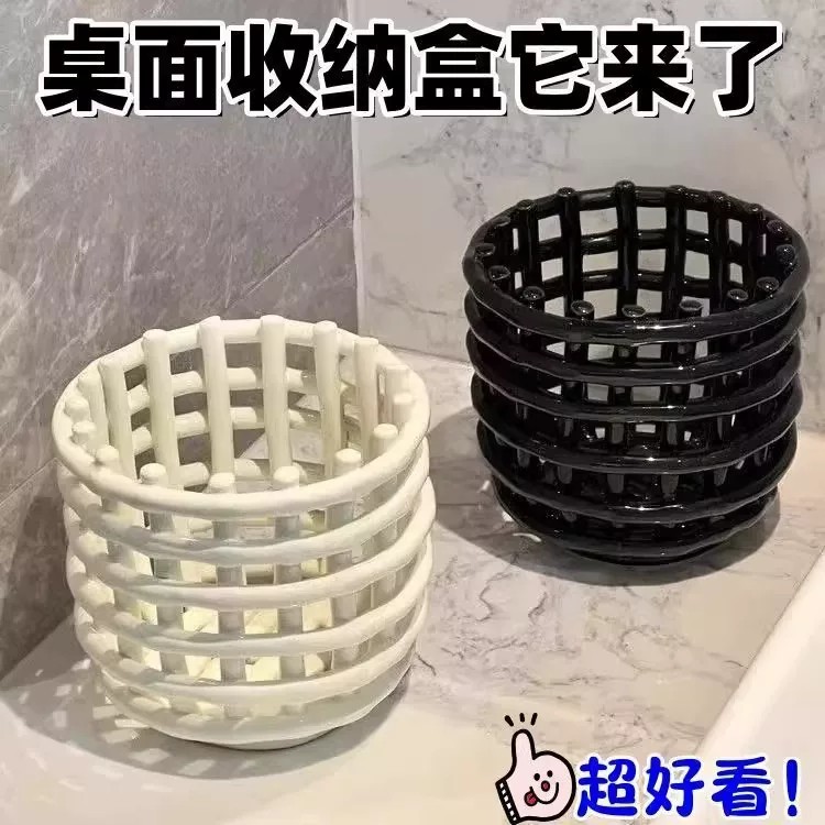 桌面化妆刷眉笔收纳筒高颜值