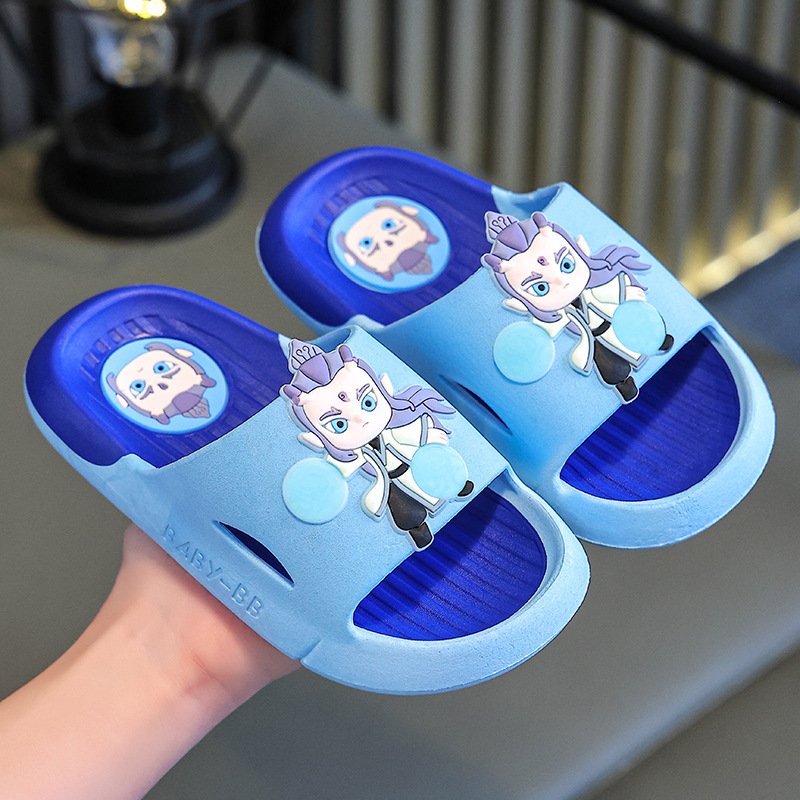 GIHO/杰豪2025新款哪吒拖鞋敖丙拖鞋亲子时尚简约款