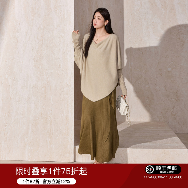 蓝语大码女装气质优雅毛衫