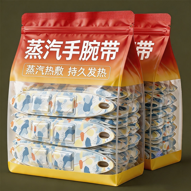 蒸汽自发热暖手贴护腕