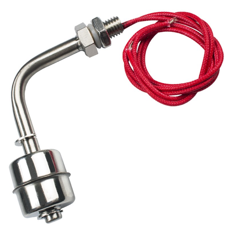 伊莱科ESC7810 2A1不锈钢浮球开关自动水位控制器弯型杆长78mm