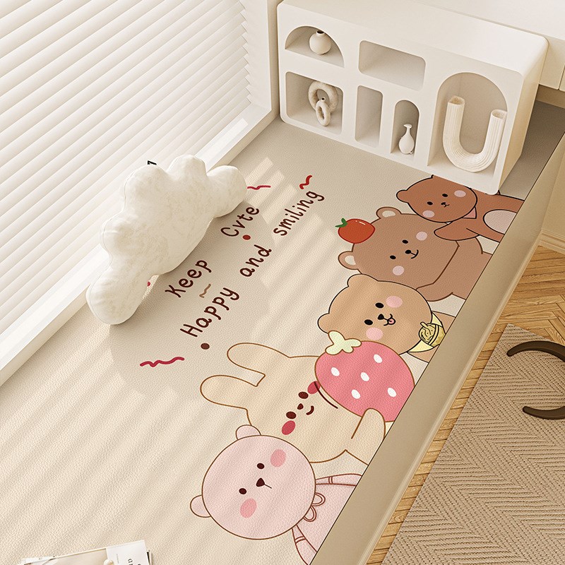 可爱少女风主卧窗台飘窗垫卧室阳台榻榻米儿童房防水免洗防滑垫子