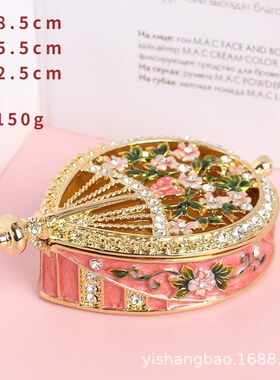 易尚宝金属工艺品珐琅首饰盒网红轻奢中式家居创意琵琶小摆件礼品