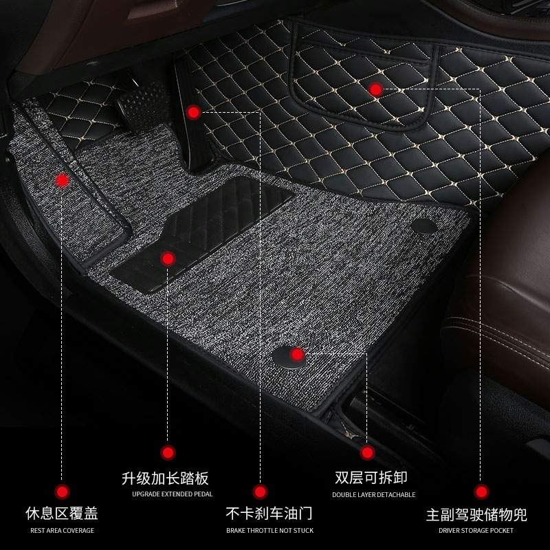 21/2021款比亚迪秦PLUS/DMI/EV/PLUSDMI专用PLUSEV全包围汽车脚垫