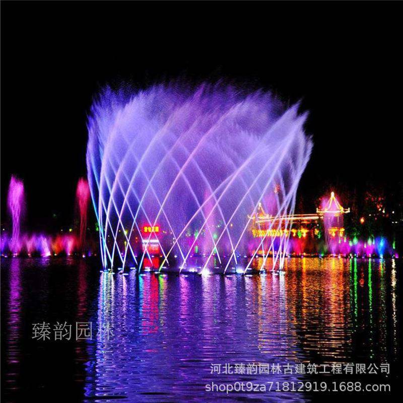 大型程控音乐喷泉喷头全套设备呐喊喷泉广场互动脚踏泉波光泉