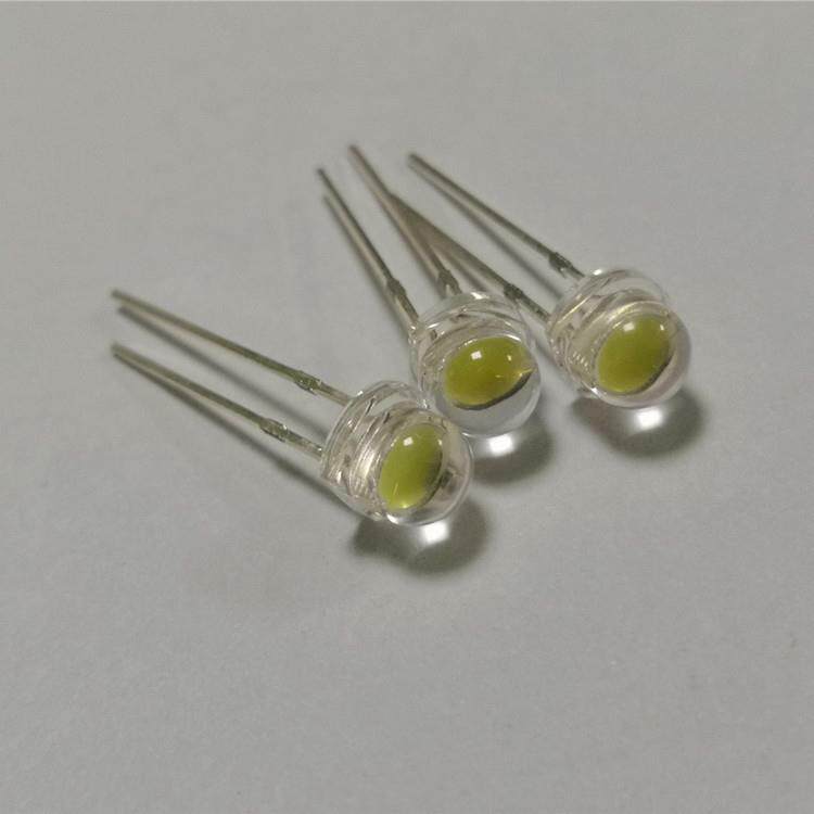 深圳封装厂8-9LM超高亮大杯F5草帽灯珠/低光衰/LED白光灯珠低光衰