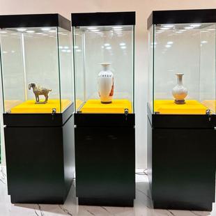 木质博物馆柜台文物古玩董收藏纪念饰品玉瓷器珠宝玻璃展示柜直销