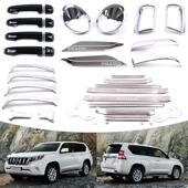适用于13 16款 丰田霸道普拉多prado拉手前后雾灯内外后护板中网
