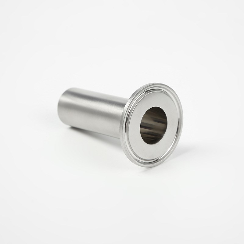 304不锈钢卫生级加长快装接头 316L水管焊接快接卡盘加长接头