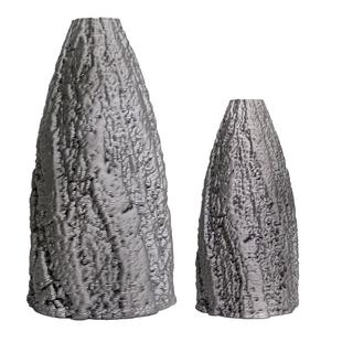 饰品 简约现代灰色手工陶瓷花瓶花器博古架客厅插花酒店样板间软装