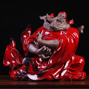 墨染留香天师钟馗中式家居装饰摆件客厅玄关酒柜办公室工艺礼品摆