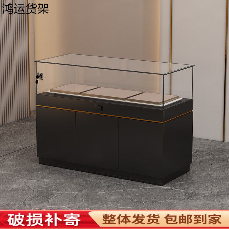 珠宝玻璃展示柜博物馆古董玉器文物展览柜陈列柜手办模型展示柜台