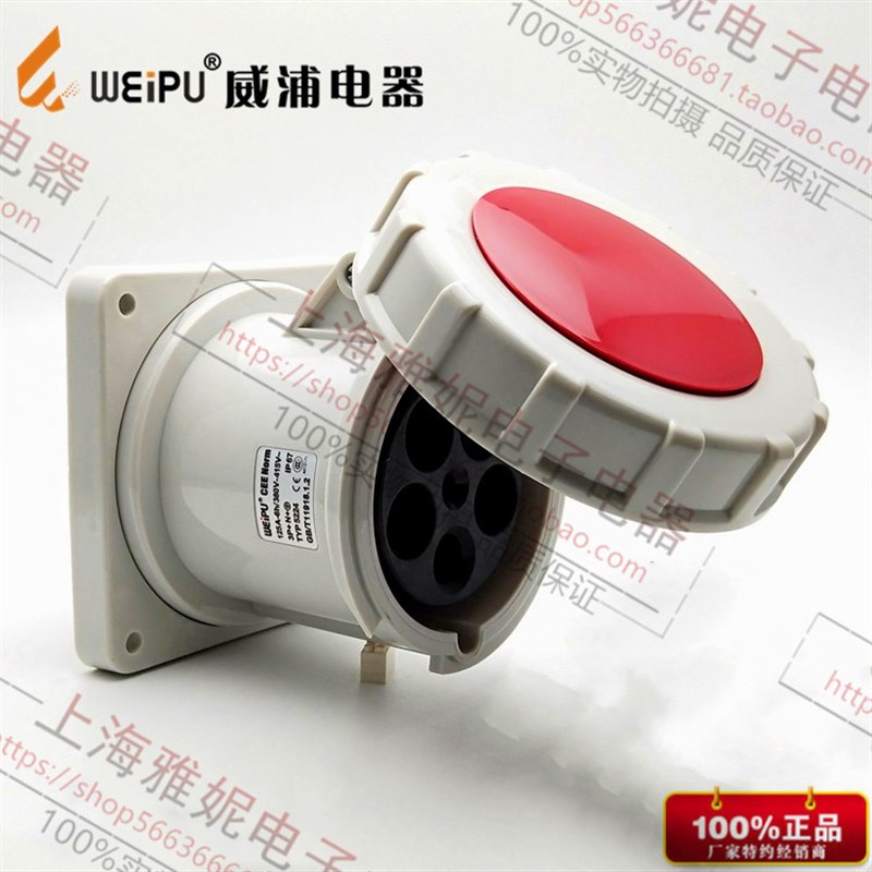 WEIPU 威浦连接器 TYP5224 工业防水插座 5芯(3P+N+E)125A IP67