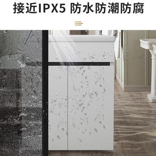 极窄迷你台盆洗手盘 洗衣池阳台家用陶瓷水槽一体柜组合户外落地式