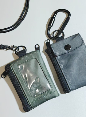 日系户外运动小挂包多功能收纳卡包钥匙包耳机包身份证件包零钱包