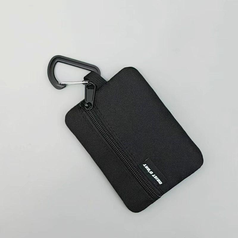 日系新款户外男士小挂包零钱包证件收纳包卡包防泼水耳机包钥匙包