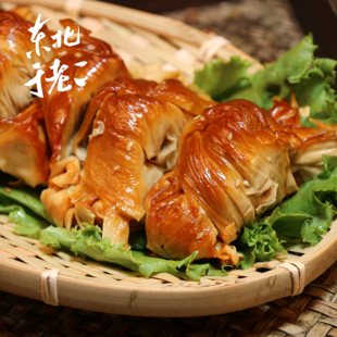 锦州刘灿明五香熏油豆皮千张腐竹熏卤烟熏头层油皮素肉素鸡熟食