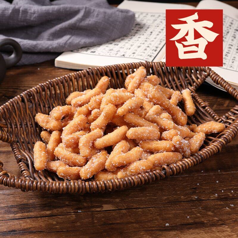 0添加蔗糖荞麦江米条传统老式雪花条糖尿可食用无糖食品糕点整箱