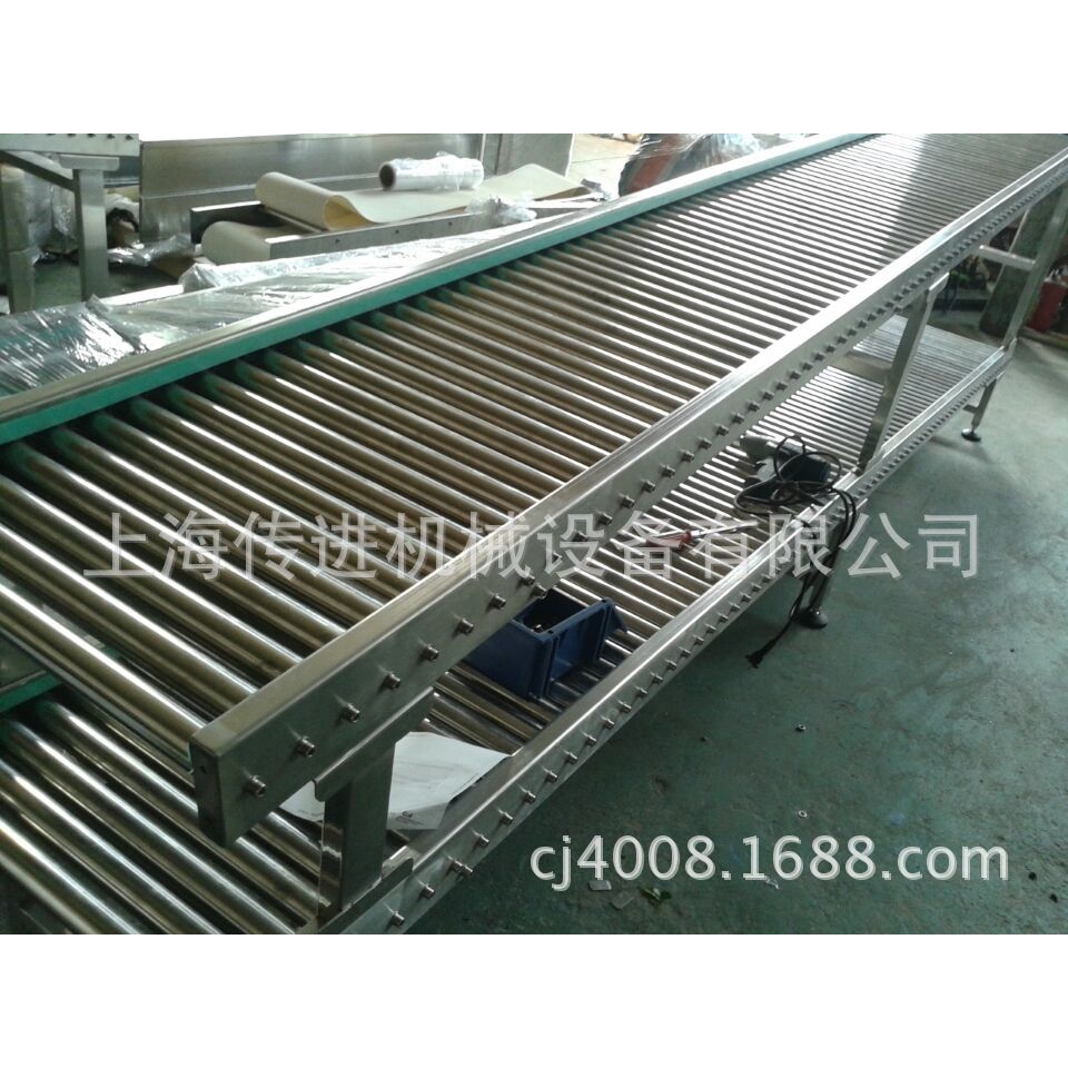 双层无动力滚筒输送机 非标滚筒输送机 汽车配件组装滚筒线